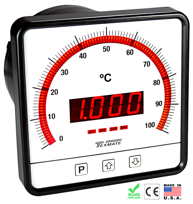 Texmate Panel Meter Controller CL-B101D40-RTD